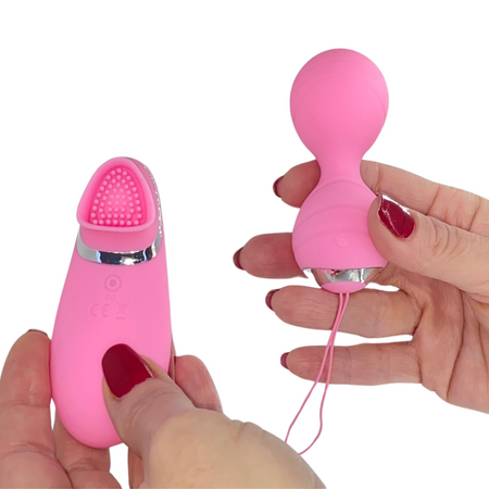 Ovetto Vibrante con Telecomando Palline Vaginali Vibranti Stimolatore Clitorideo