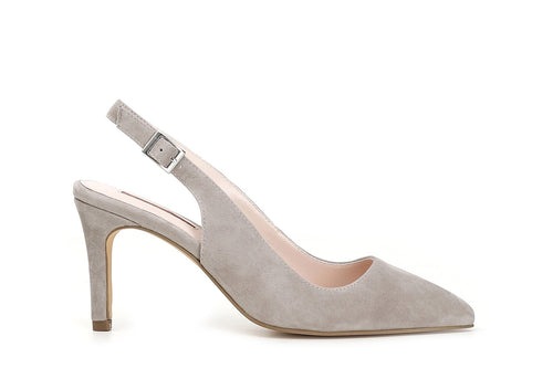 DECOLLETE IN PELLE SCAMOSCIATA APERTE DIETRO