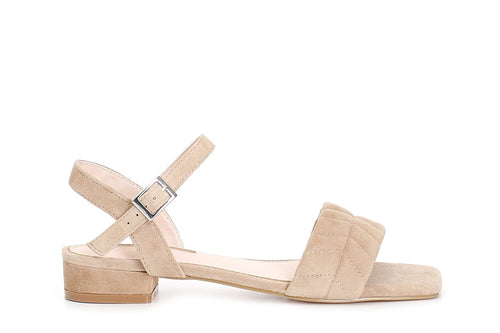 SANDALO GILDA IN PELLE SCAMOSCIATA