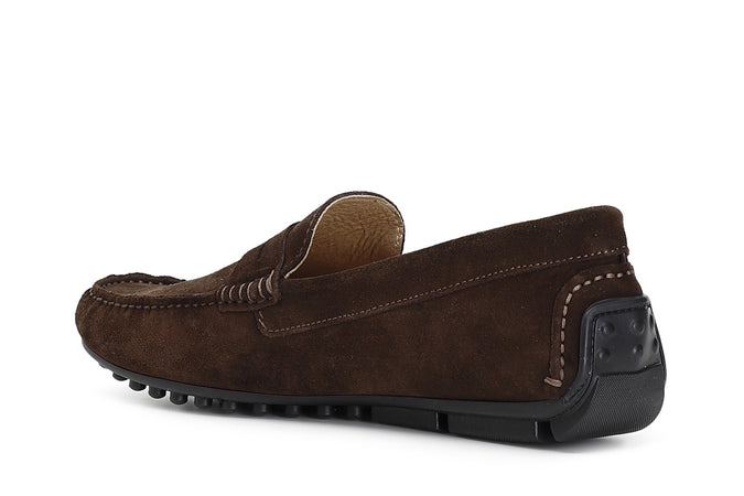 MOCASSINO IN PELLE SCAMOSCIATA