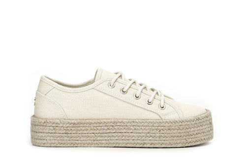 SCARPE IN TESSUTO FONDO CORDA