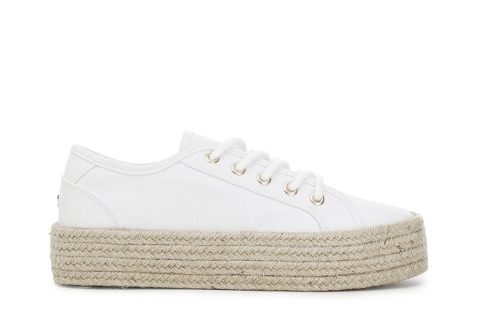 SCARPE IN TESSUTO FONDO CORDA