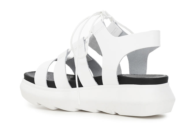 SANDALO GABBIA IN PELLE