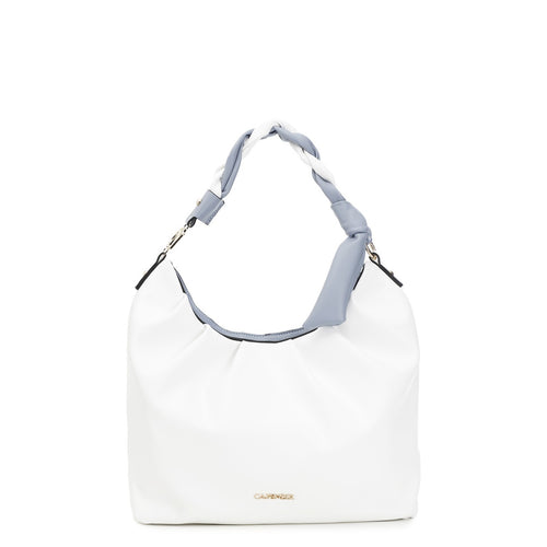 SACCA MANICO A TRECCIA BICOLORE