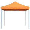 Gazebo Tenda da Festa Pieghevole Pop-Up Arancione Struttura Blu 292x292x315 cm