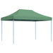 Tenda da Festa Pieghevole Pop-Up Verde Struttura Blu 410x279x315 cm
