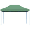 Tenda da Festa Pieghevole Pop-Up Verde Struttura Blu 410x279x315 cm