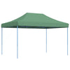 Tenda da Festa Pieghevole Pop-Up Verde Struttura Blu 410x279x315 cm