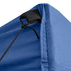 Tenda Pieghevole Blu con 4 Pareti Verniciato a Polvere  3 x 3 m