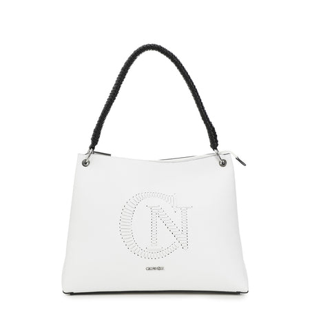 SACCA CON MANICO INTRECCIATO E CN RICAMO