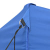 Tenda Pieghevole Blu Acciaio Verniciato in Polvere Pop-Up 3x6 m