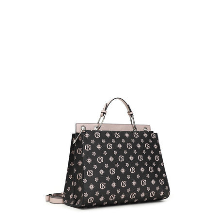 BAULETTO CON LOGATO FLOREALE E MANICI MULTICOLORE