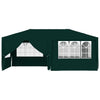 Gazebo Professionale Verde con Pareti Resistente All'acqua 4x6 m 90 g/m²