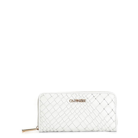 PORTAFOGLIO ZIP AROUND CON INTRECCIO