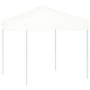 Tenda per Feste Design Pieghevole Bianca Tessuto Oxford Telaio in Acciaio 2x2 m