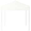 Tenda per Feste Design Pieghevole Bianca Tessuto Oxford Telaio in Acciaio 2x2 m