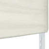 Tenda per Feste Crema Pieghevole Tessuto Oxford Telaio in Acciaio in 2x2 m