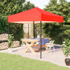 Tenda per Feste Rossa Design Pieghevole Tessuto Oxford Telaio in Acciaio 3x3 m