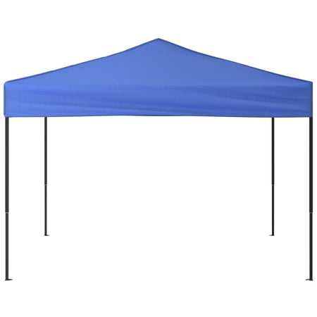Tenda per Feste Design Pieghevole Blu Tetto Tessuto Oxford 3x3 m