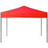 Tenda per Feste Rossa Design Pieghevole Tessuto Oxford Telaio in Acciaio 3x3 m