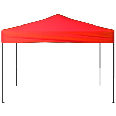 Tenda per Feste Rossa Design Pieghevole Tessuto Oxford Telaio in Acciaio 3x3 m