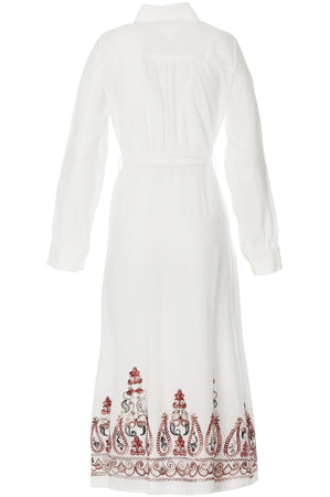 CHEMISIER CON BALZA RICAMATA