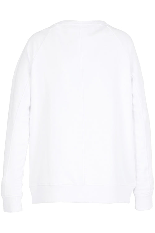 FELPA CON ZIP E LOGO RICAMATO