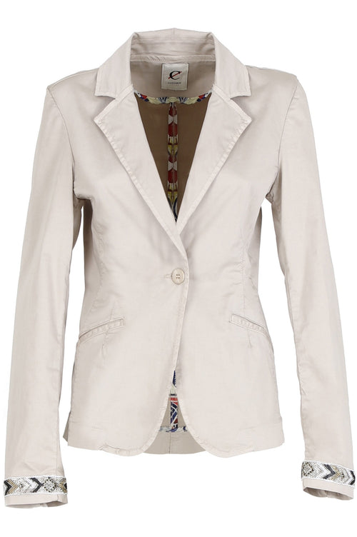 GIACCA SFODERATA CON PASSAMANERIA AI POLSI