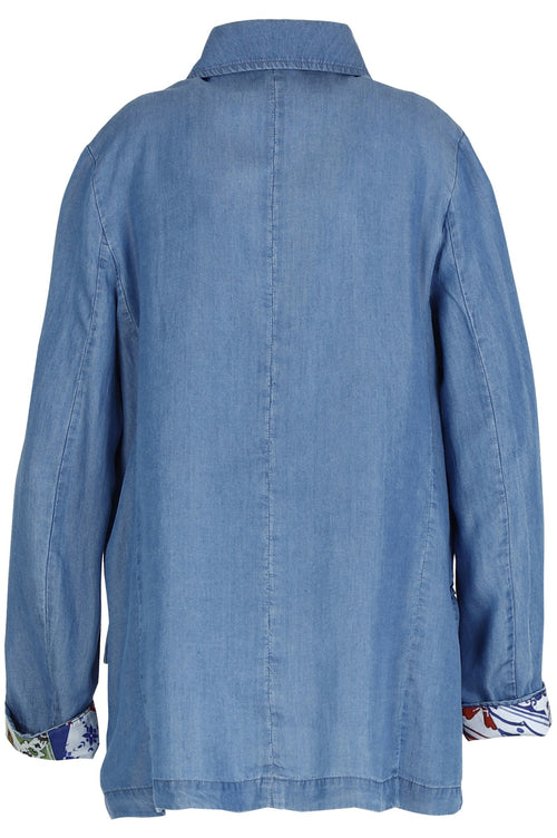 GIACCA SFODERATA DETTAGLI A CONTRASTO