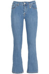 PANTALONE CROPPED FLAR BASICO