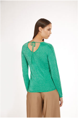 MAGLIA MANICA LUNGA CON LUREX