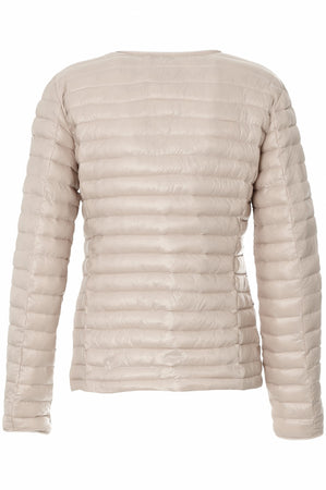 PIUMINO CORTO A CONTRASTO