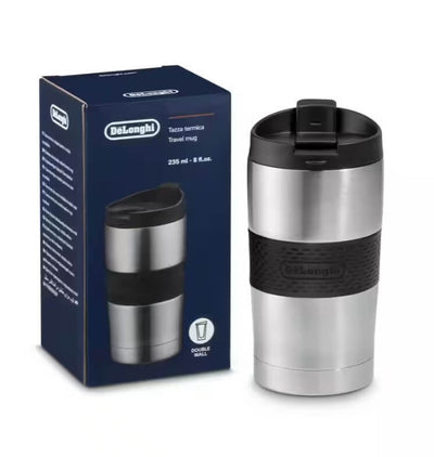 Tazza termica a doppia parete in acciaio, 235 ml Originale DeLonghi