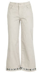 PANTALONE CULOTTE CON PASSAMANERIA AL FONDO
