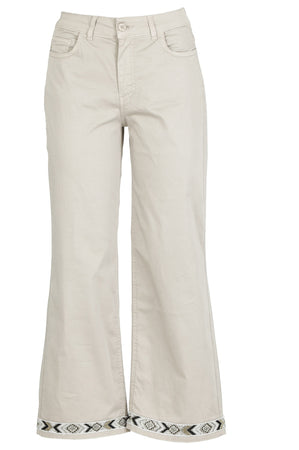 PANTALONE CULOTTE CON PASSAMANERIA AL FONDO