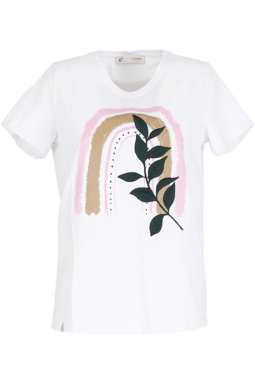 T SHIRT ARCO E FOGLIE