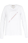 T SHIRT MANICA LUNGA RICAMO LOGO