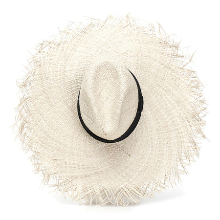 CAPPELLO TESA LARGA SFRANGIATO