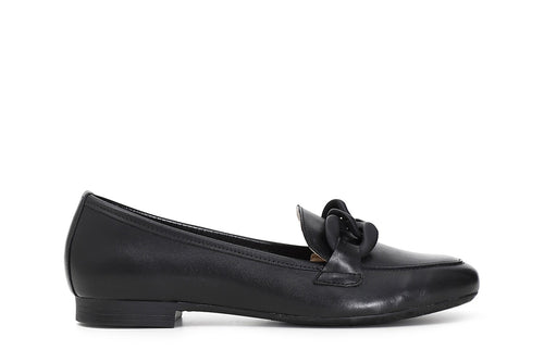 MOCASSINI IN PELLE CON CATENA