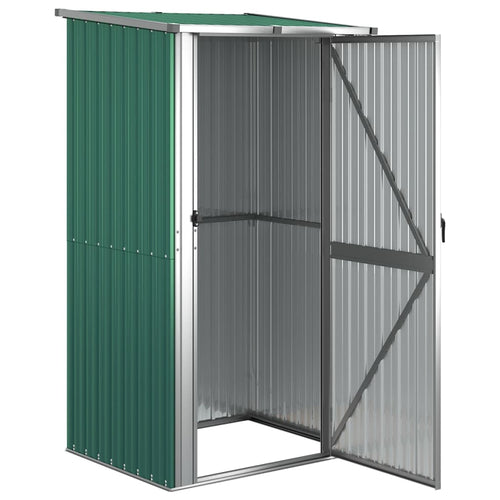 Capanno Porta Attrezzi Verde Per Esterno Ampio Spazio 118,5x97x209,5 cm