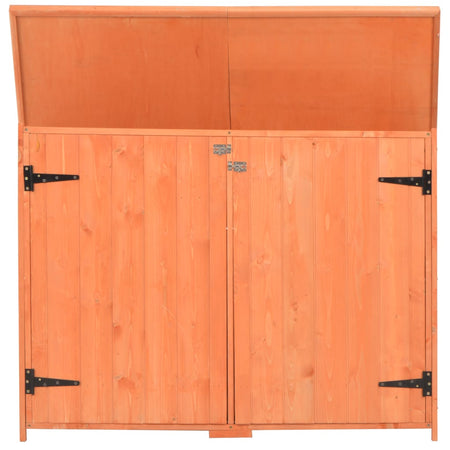 Capanno Porta Attrezzi in Legno Compensato Resistente 128x42x91 cm