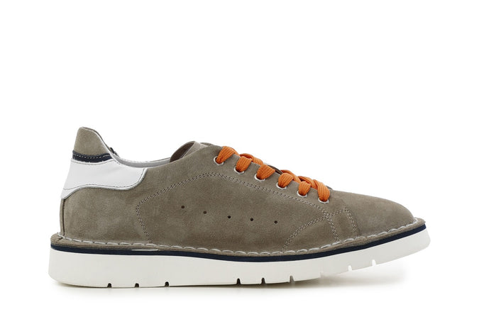 SCARPE ALLACCIATE IN PELLE SCAMOSCIATA