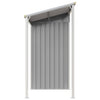 Capannone Porta Attrezzi Grigio Chiaro Acciaio Zincato Robusto 277x110,5x181cm