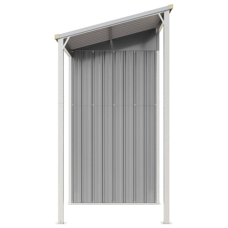 Capannone Porta Attrezzi Grigio Chiaro Acciaio Zincato Robusto 277x110,5x181cm