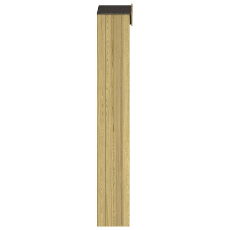 Capanno per Attrezzi da Giardino in Legno Pino Impregnato Verde 87x33x222cm