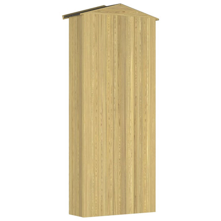 Capanno per Attrezzi da Giardino in Legno Pino Impregnato Verde 87x33x222cm