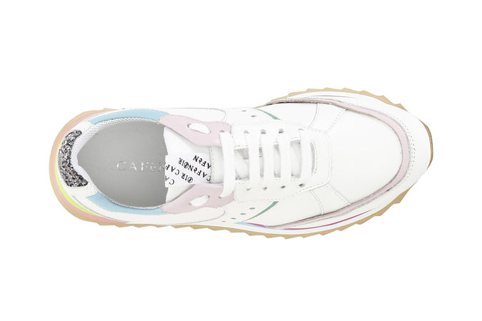 SNEAKERS IN PELLE MULTICOLOR