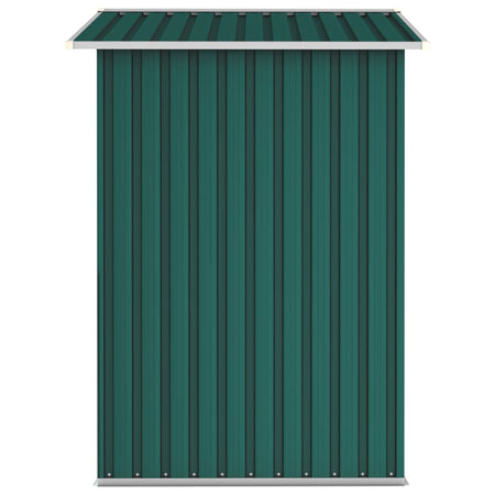 Box da Capanno Porta attrezzi Verde in Acciaio Zincato Resistente 205x129x183 cm