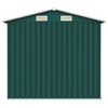 Box da Capanno Porta attrezzi Verde in Acciaio Zincato Resistente 205x129x183 cm