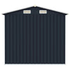 Capanno Porta Attrezzi da Giardino Antracite 205x129x183 cm in Acciaio Zincato